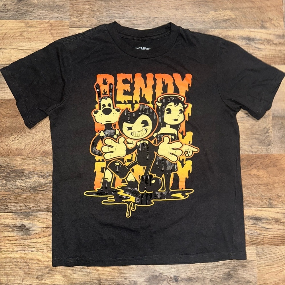 BENDY VINTAGE Kids Black short sleeve Graphic T-Shirt size M